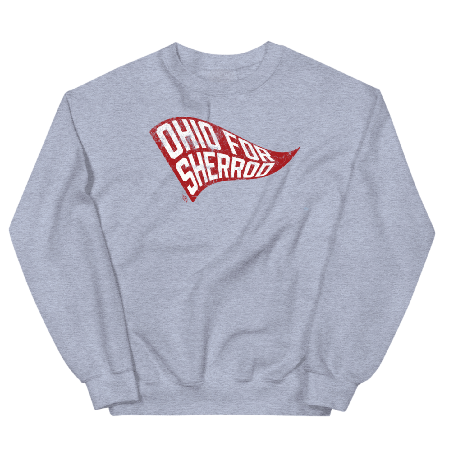 Ohio for Sherrod Pennant Crewneck Sweatshirt