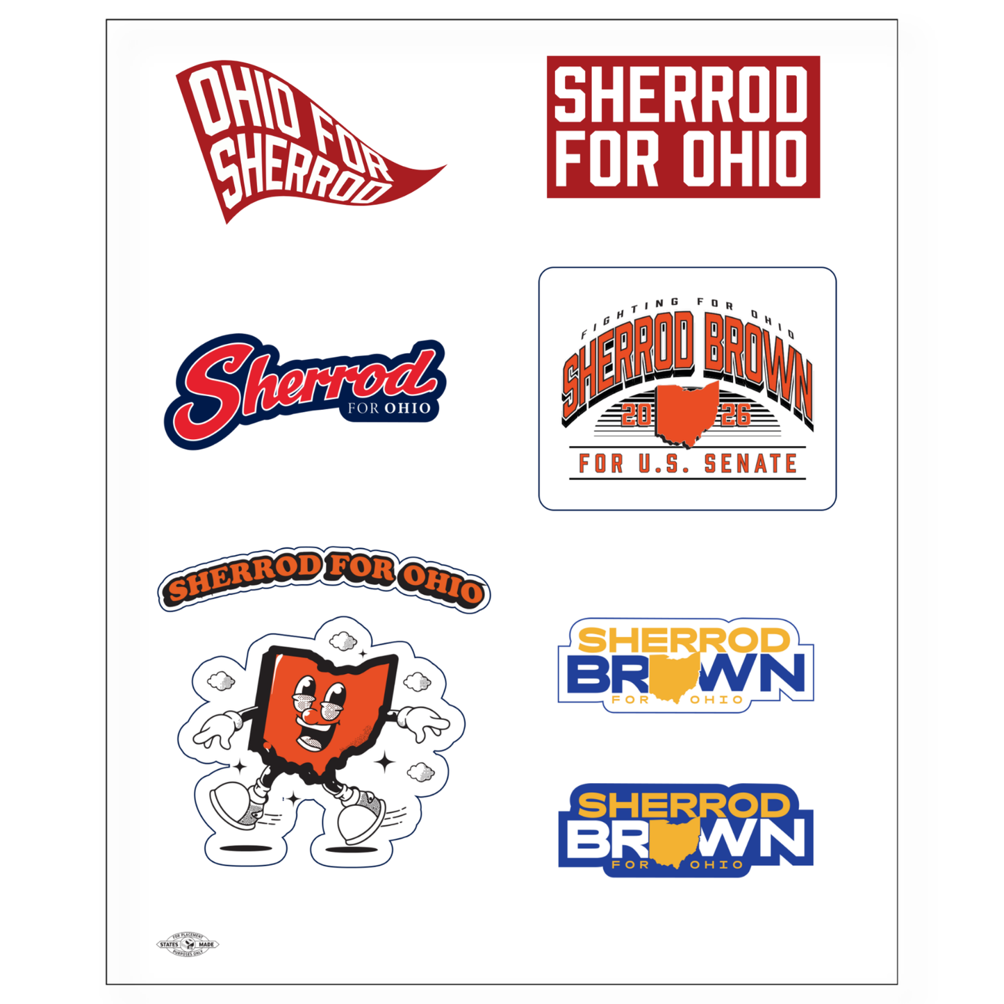 Best of Sherrod Sticker Sheet